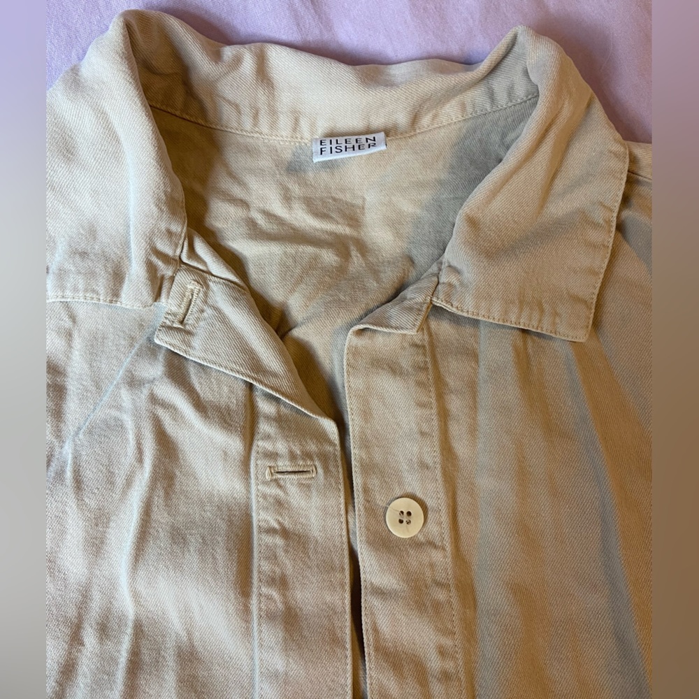 Cropped chore coat